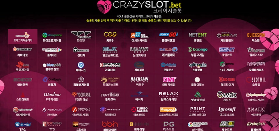 슬롯 게임 제공업체